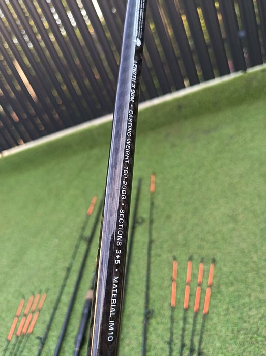 Set 2 Lansete Fl No Limit Method Feeder, 3.90m, 100-250g, 3+5buc