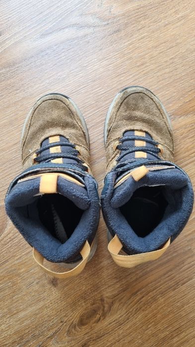 QUECHUA Детски непромокаеми обувки, КОЖЕНИ, за преходи SH500, № 30