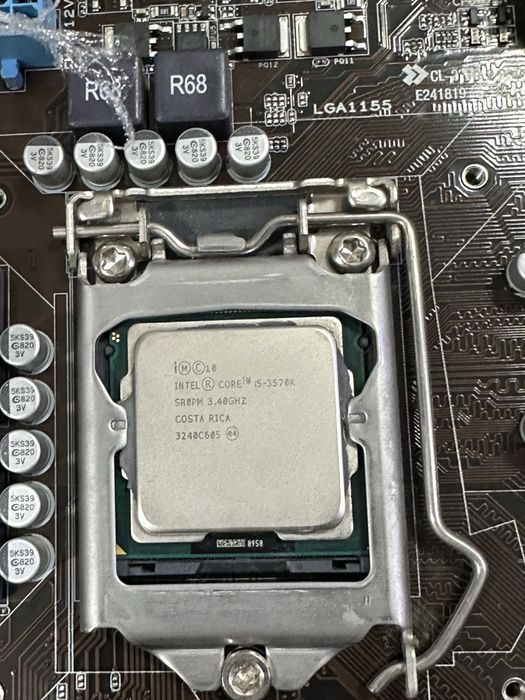 Комплект i5 3570K + Плата Asus B75 + кулер