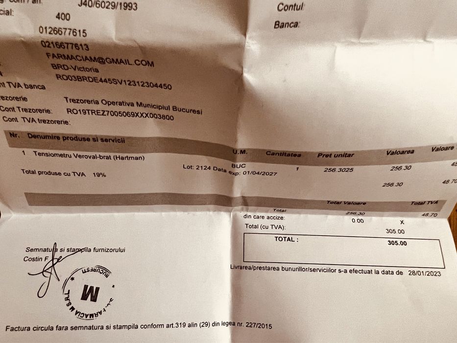 Tensiometru Veroval Duo Control - Hartman absolut nou