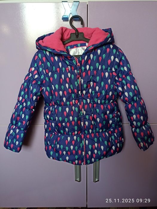 Куртки зимние на девочку 4-8 лет