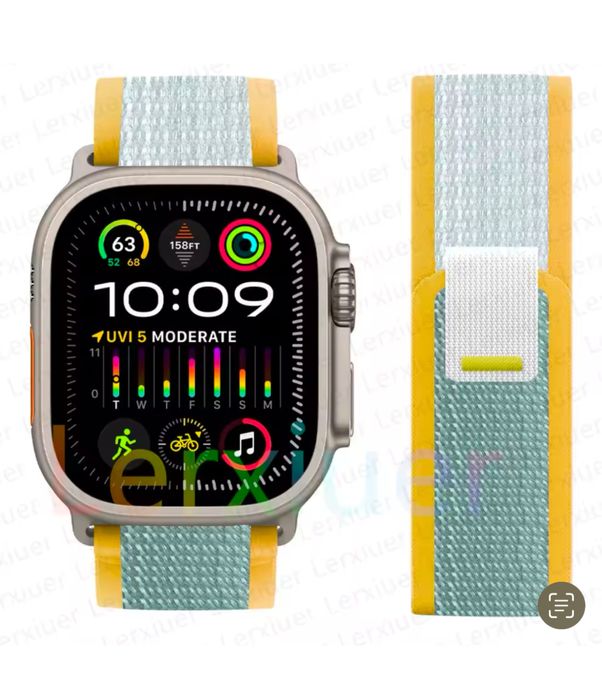 Curea/Husa Sintetica Incarcator Compatibil Iphone Apple Watch Ultra