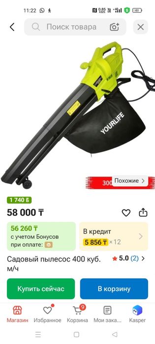 Садовый пылесос