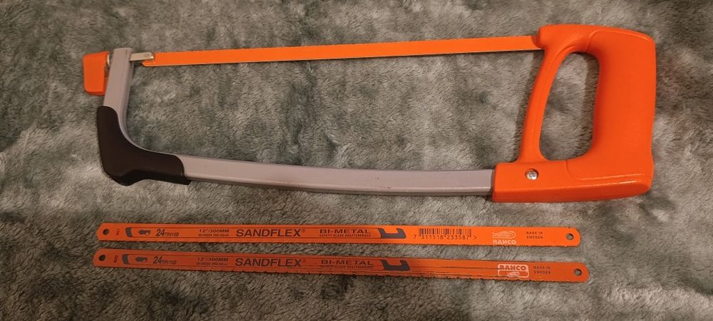 Fierăstrău bomfaier Bahco 317 + 3 pânze Sandflex 24 TPI - NOI