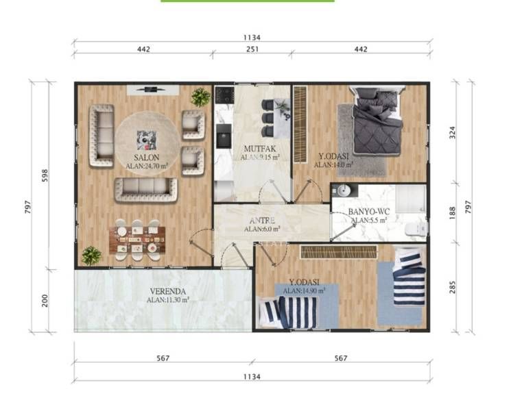 Продава се Етаж от къща в с. Храброво, Област Добрич - 90 кв.м за 500 €/кв.м - Снимка #9