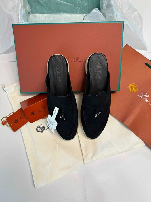 Papuci Lora Piana PREMIUM Full Box, Mărimi 35/40, 100% Piele Naturală