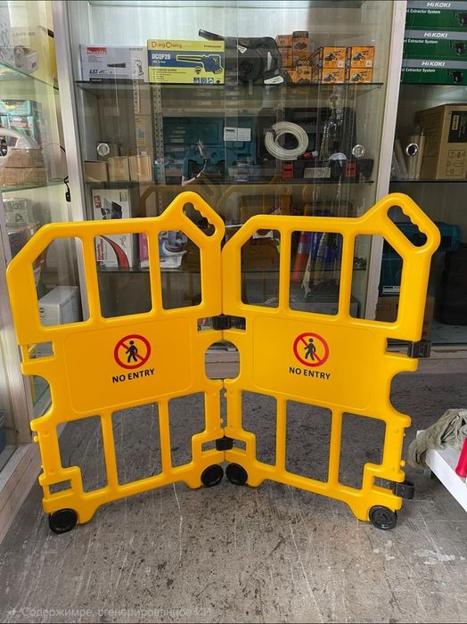 Ограждение для стройки и ТЦ NO ENTRY — 200$