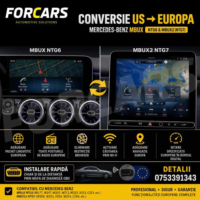 Change Region MBUX Mercedes-Benz A B C CLA E GLA GLB GLC GLE