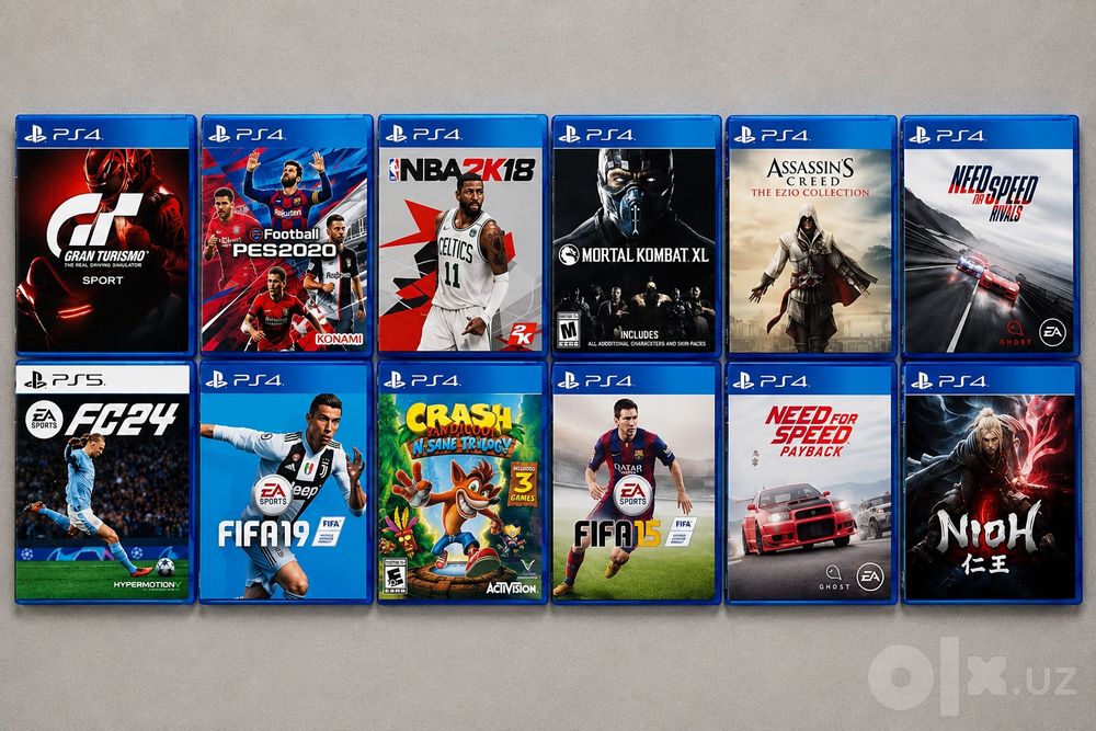PlayStation 4 ga Orginal disklar sotiladi