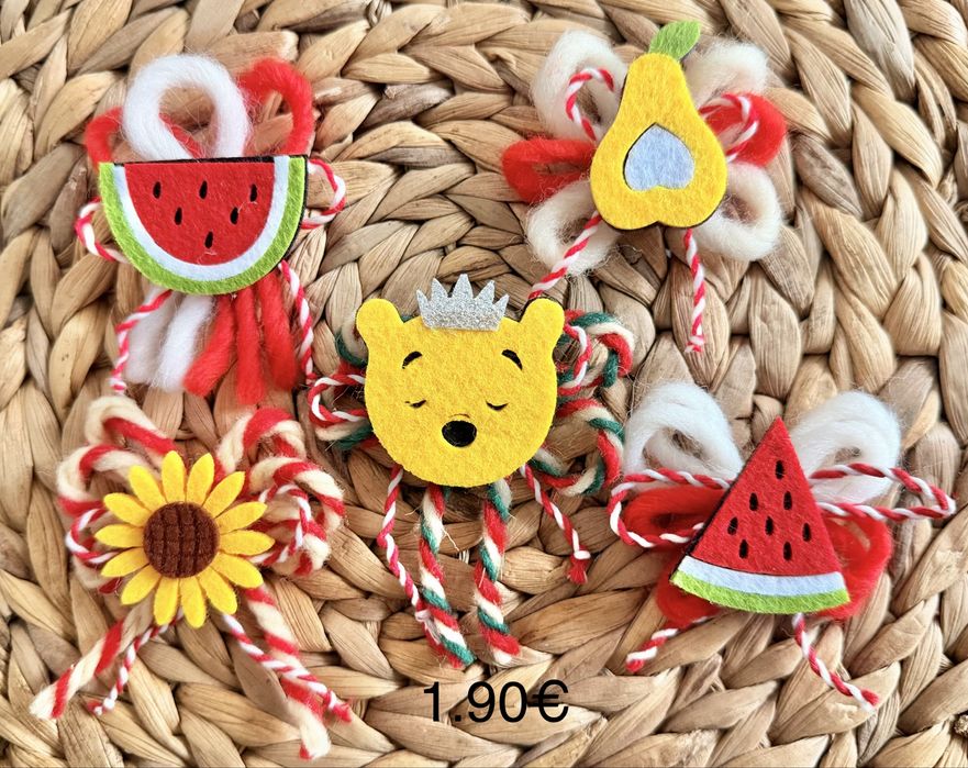 Ръчно изработени мартеници