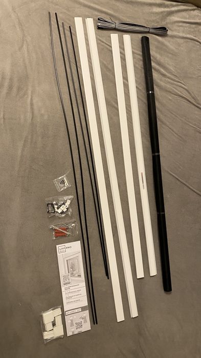 Plasa insecte/țânțari cu rama de aluminiu - Kit complet NOU