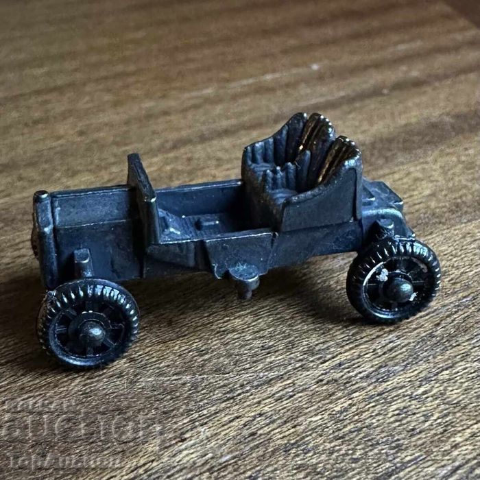 Kinder 1978 метален Mercedes 1928 и метален Opel Coupé 1909 - ранни редки играчки