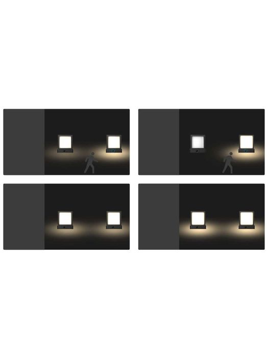 Қуёш панелли стол чироғи, Прожектор лампа чирок 1000 лм, 4000K