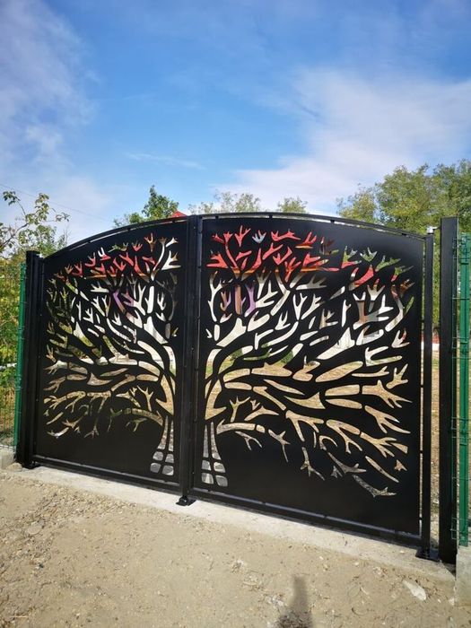 Garduri și balustrade moderne  debitate la cnc