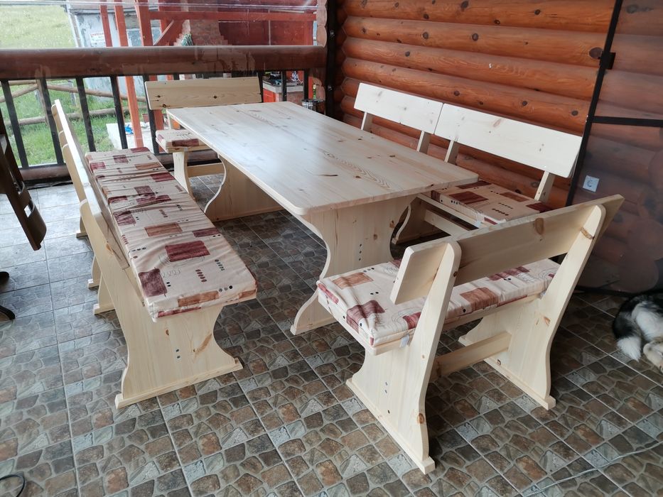 Баварски/Градински  маси и пейки(комплекти), нови от производител!