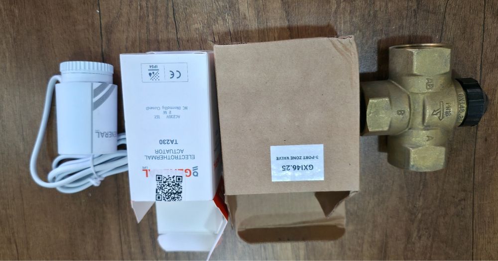 Elektr klapan MITRA TA230 General (3 yo‘lli)