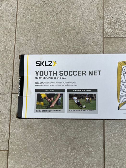 Футболна врата, деца игра футбол, 1.22 м / 91 см, с чанта за носене,