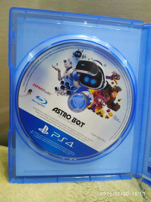 Игра Astro Bot PS4 Sony PlayStation 4 VR 3D