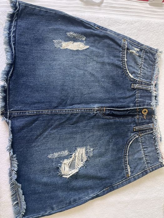 Fusta blugi mini Mohito marime XS-S / 34