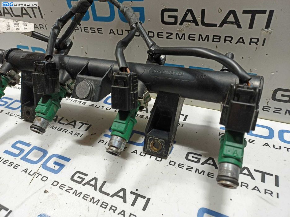 Rampa Injector Injectoare Peugeot 307 1.6 i Benzina 2002 - 2008 Cod 9655833580 01F023 29492 [X3714]