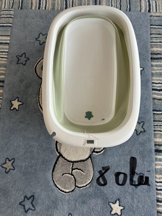 Cadita bebe cu termometru reglabila