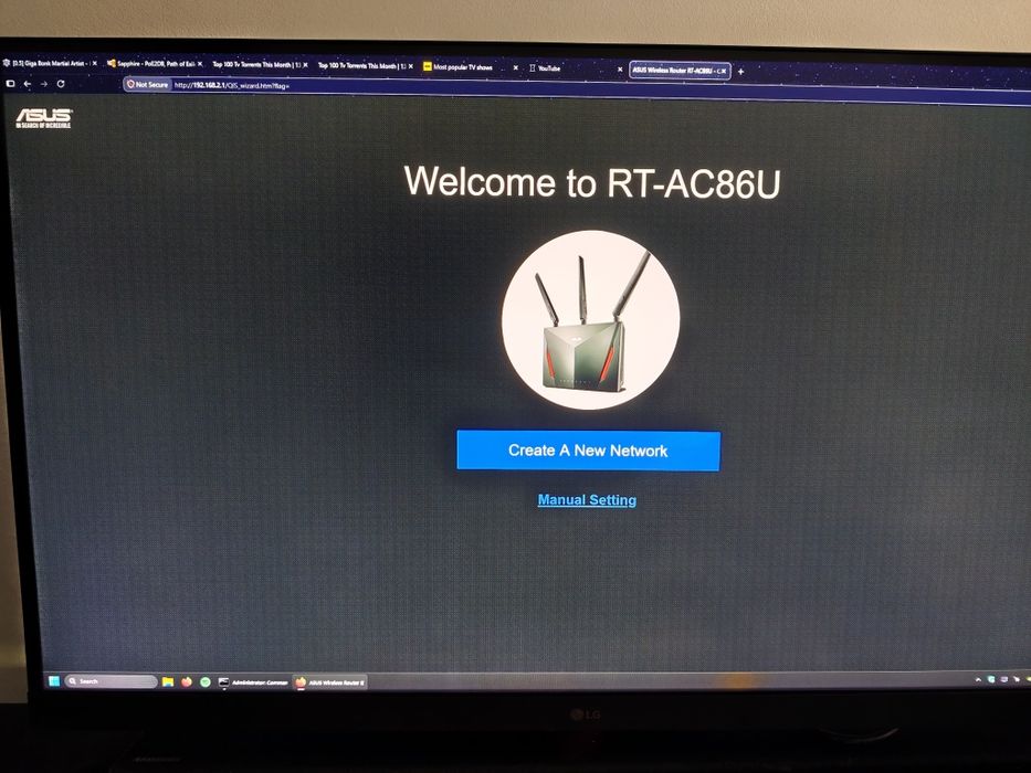 Router dual band asus RT-AC86U cu FTP