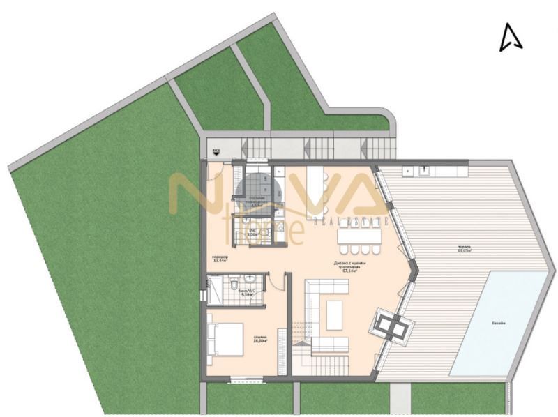Къща в Варна, област-с.Долище площ 450 цена 440000