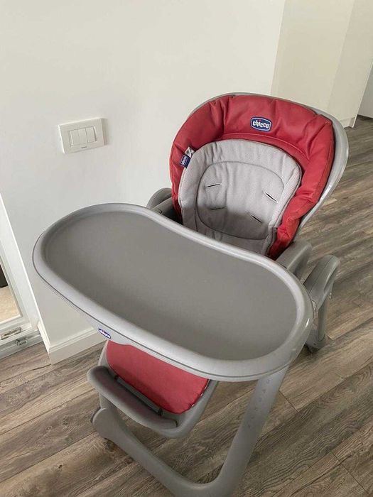 Scaun de masa Chicco Polly Magic Relax, Red Passion, 6luni+