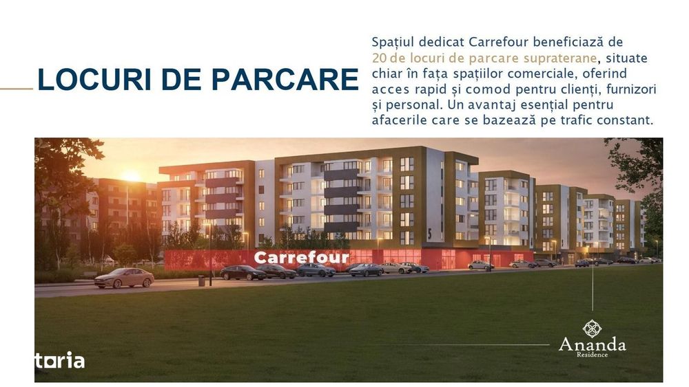 Spațiu comercial de vânzare cu randament de peste 5,7% anual