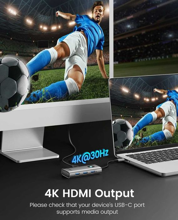 ORICO USB-C 6 in 1  - 4K HDMI, 100W PD, 2.5G Ethernet and 3 USB3.0