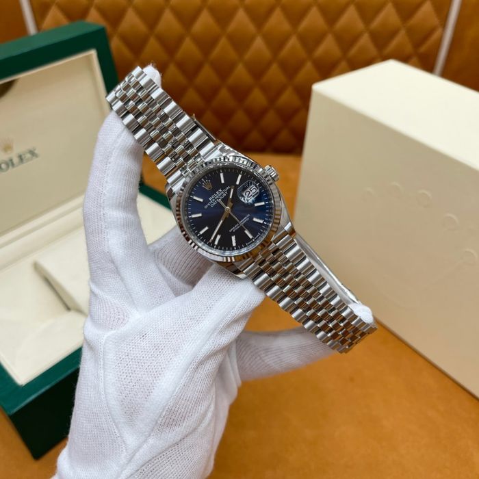Rolex Date-Just 36,mm Blue Dial Lady