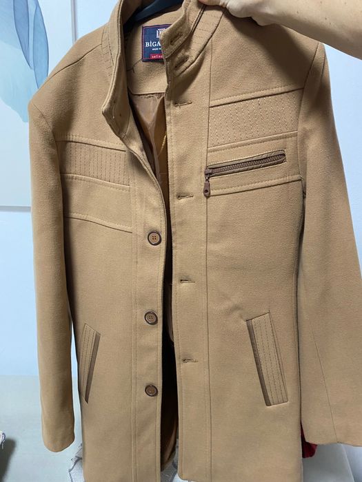 Мъжко палто M вталено