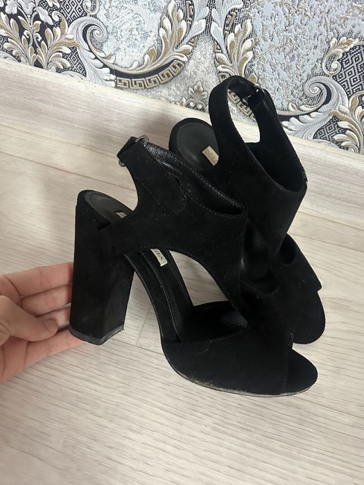 Ботильоны натуральная замша