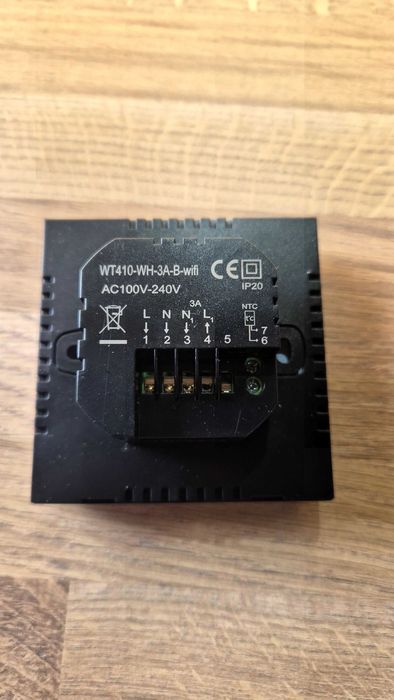 Termostat smart WiFi MIUCDA – control prin telefon, touch, pentru încălzire