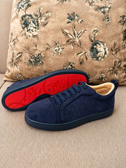 Adidasi Christian Louboutin Low Blue Edition