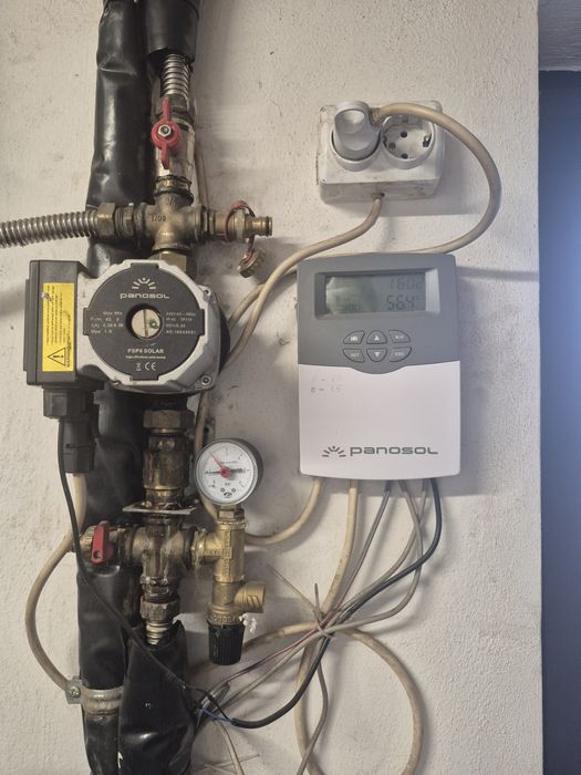 Vand colector solar Panosol + automatizare
