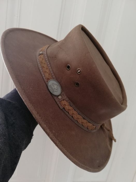 Pălărie piele naturala Australia Scippis mărimea 56