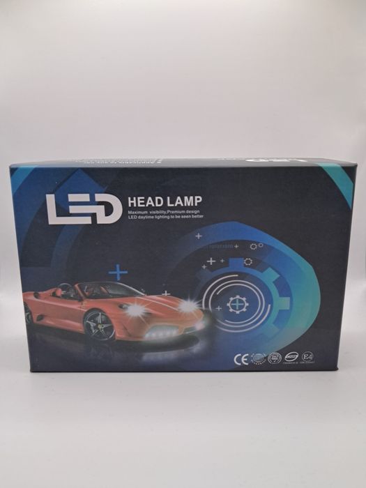 LED-uri H7 Canbus 6000K cu lupa