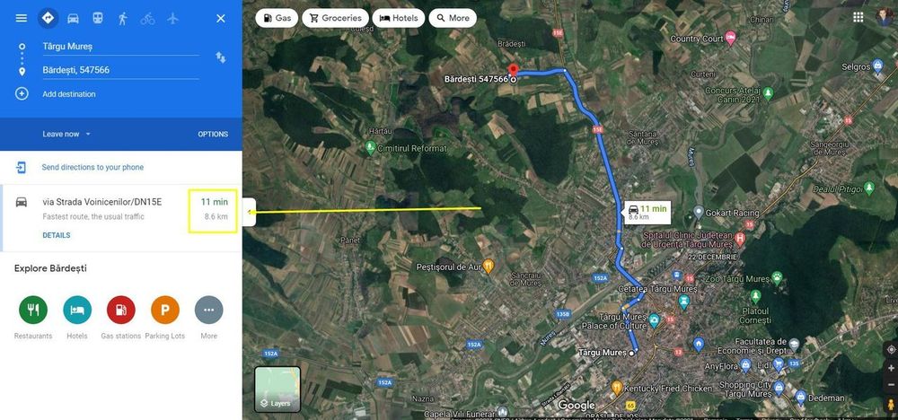 Bardesti - Teren intravilan 1247 mp, toate utilitatile, - Vedere 5