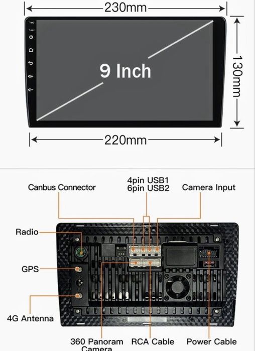 мултимедия 9 инча 4гб рам 32гб памет