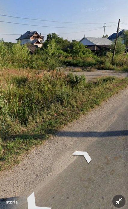 Teren intravilan 2171 mp Cateasca Arges, deschidere 49 ml