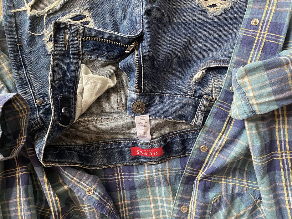 Лот- Дънки Guess и риза Levi’s