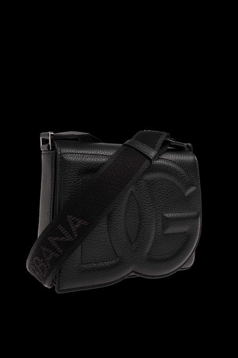 Мъжка кожена чанта Dolce & Gabbana Medium DG Logo