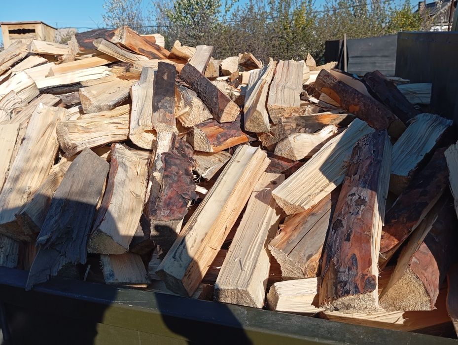 Дрова колотые сухие