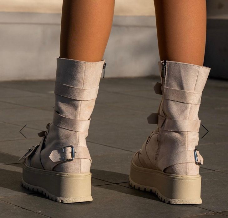 Bocanci Lenna Tall Cream