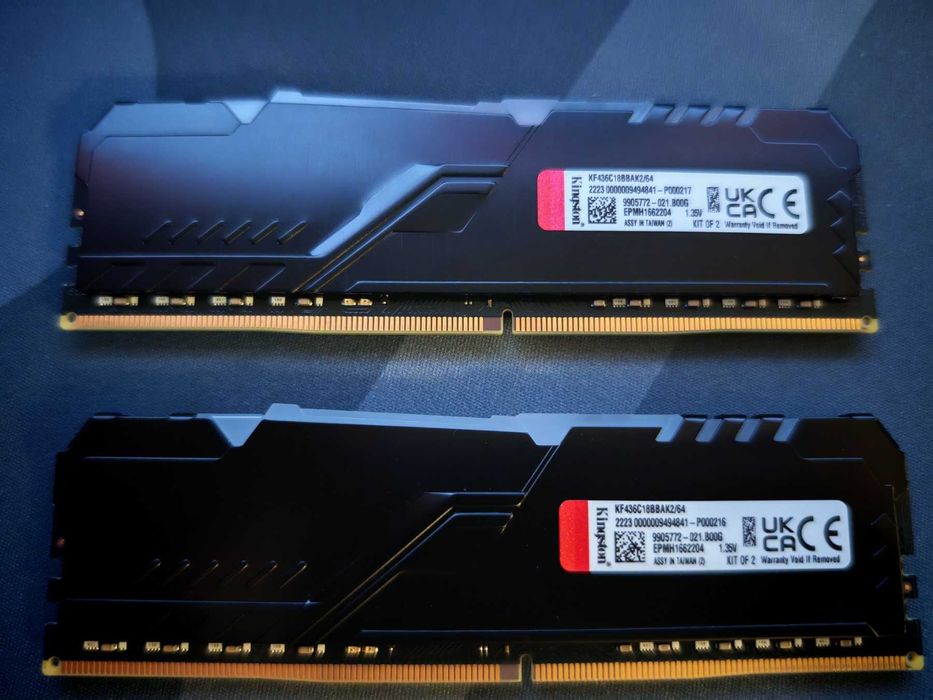 Рам памет Kingston FURY Beast RGB 64GB (2x32GB) DDR4 3600MHz