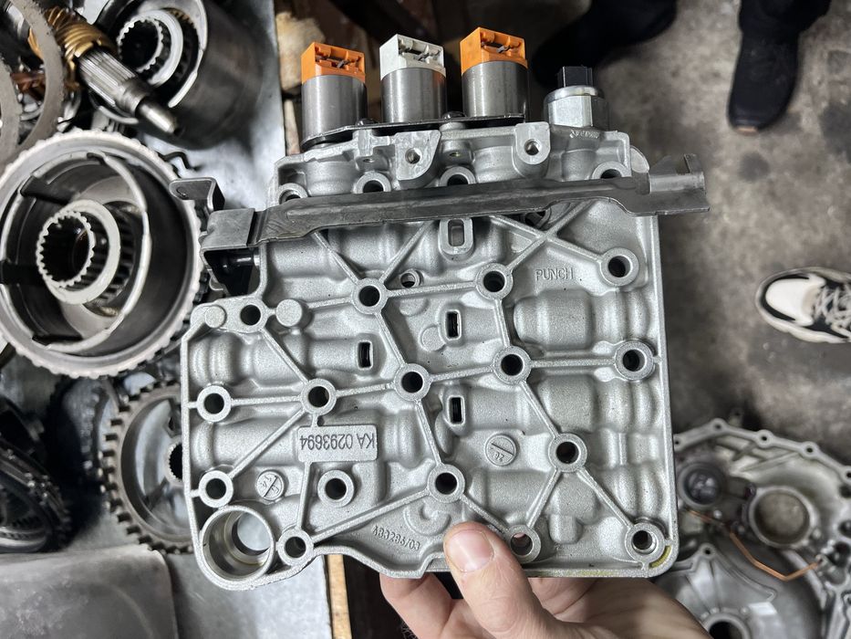 Гидроблок, гидромуфта, насос, соленоид датчик АКПП