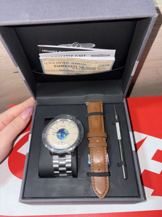 Vand set barbatesc zepelin nou cu eticheta