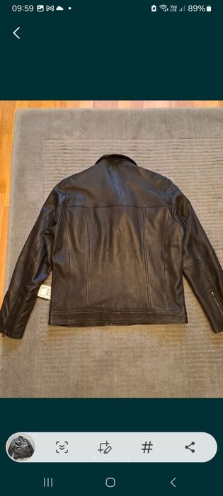 Geaca de piele biker H&M,XL