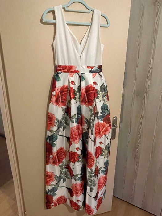 Флорална официална рокля